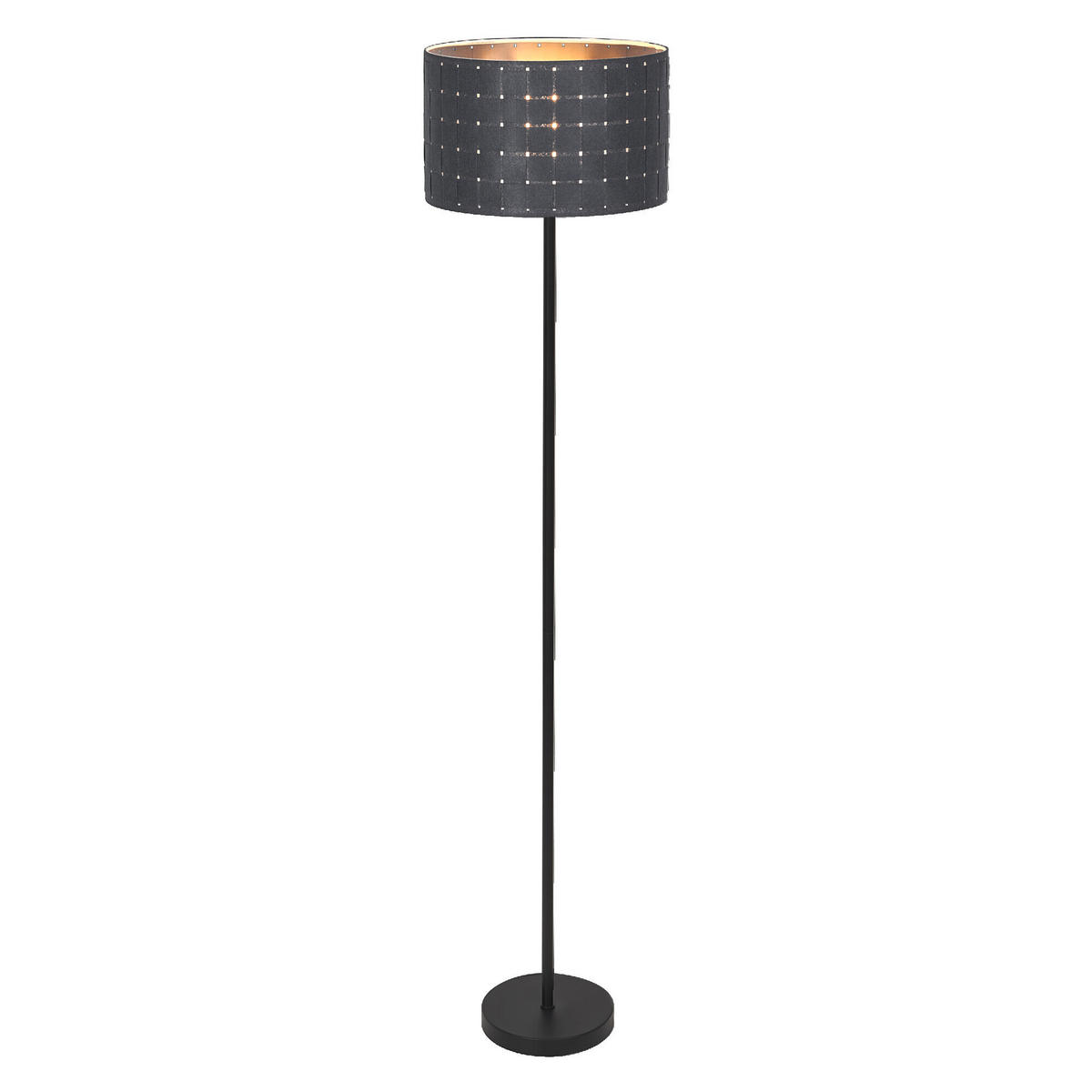 STEHLEUCHTE 35/156 cm    - Dunkelgrau, KONVENTIONELL, Naturmaterialien/Metall (35/156cm) - Ledvance