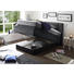 BOXSPRINGBETT Velours 120/200 cm INKL. Bettkasten, Matratze, Topper - Dunkelgrau/Anthrazit, KONVENTIONELL, Kunststoff/Textil (120/200cm) - Set one by Musterrin
