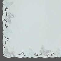 UBRUS, 85/85 cm, bílá - bílá, Lifestyle, textil (85/85cm) - Esposa