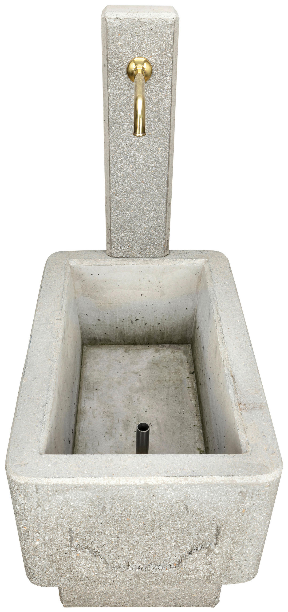 GARTENBRUNNEN - Weiss, Design, Stein (51/114/81cm) - Nouvel