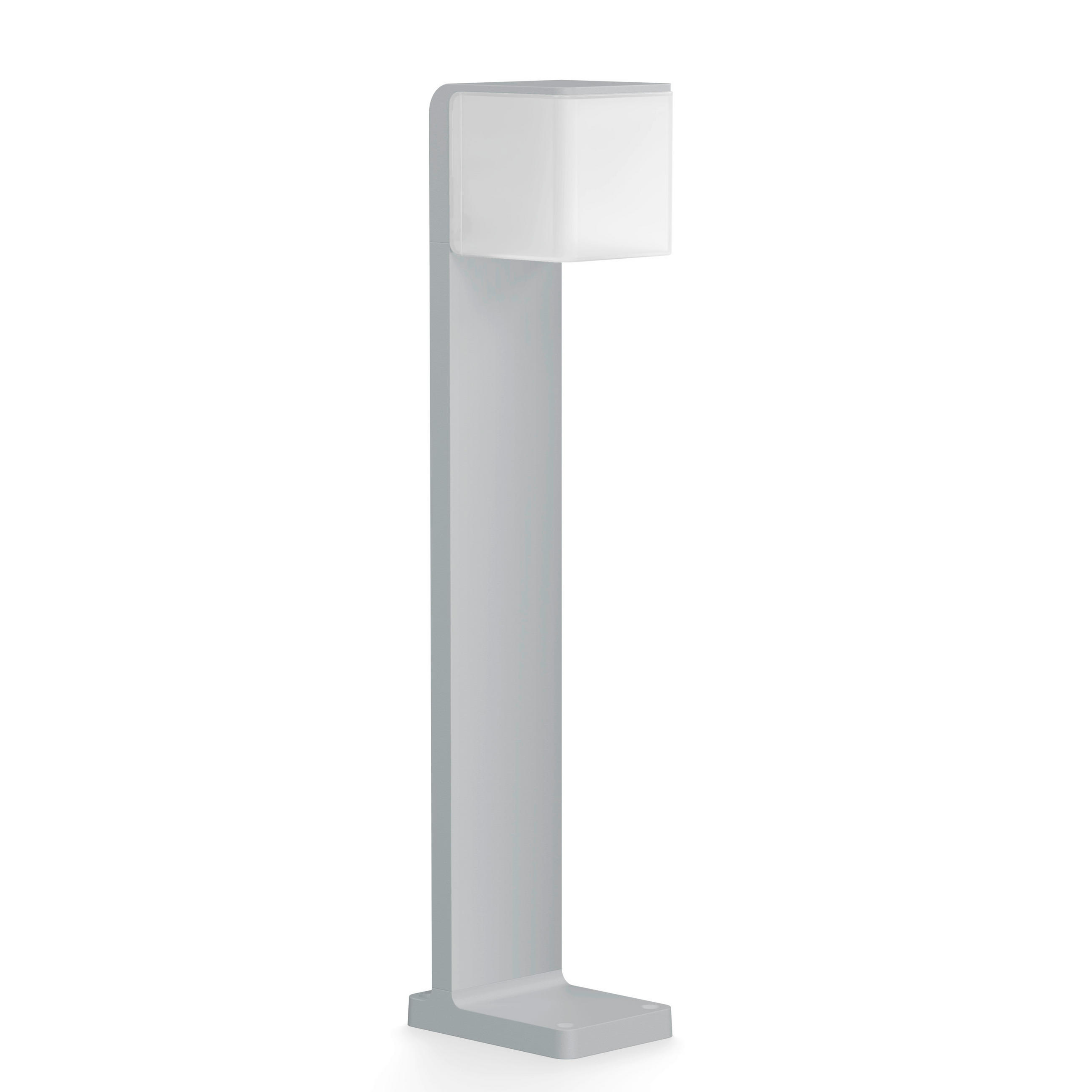 AUSSENLEUCHTE Cube 11/63,3/16,1 cm  - Silberfarben, Trend, Kunststoff (11/63,3/16,1cm) - Steinel