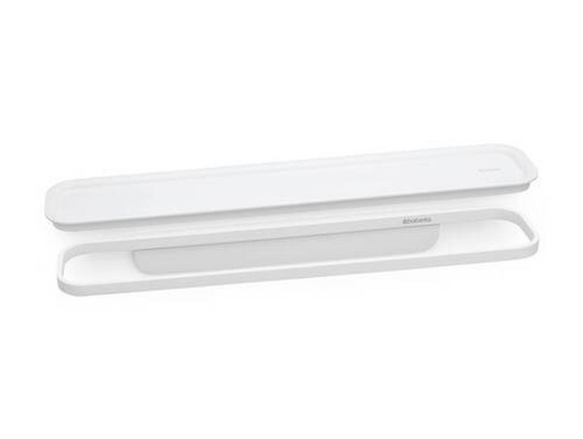 BADEZIMMERREGAL 42.1/4.4/8.6 cm  - Weiß, Basics, Metall (42.1/4.4/8.6cm) - Brabantia