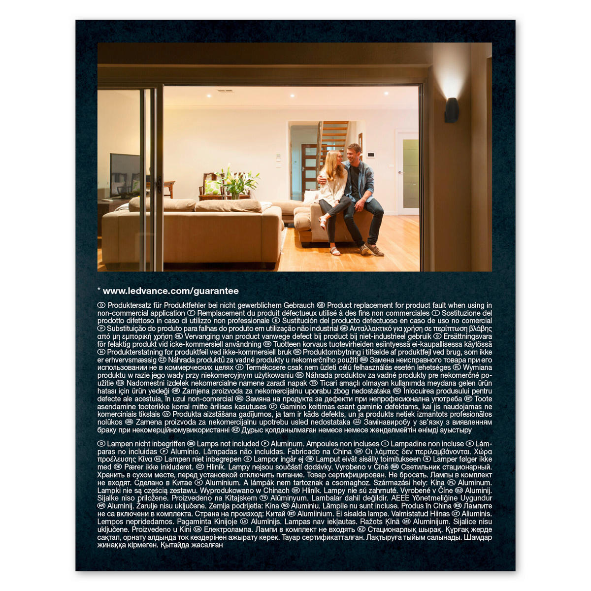 AUßENLEUCHTE 9/7,5/12 cm   - Dunkelgrau, Basics, Glas/Metall (9/7,5/12cm) - Ledvance