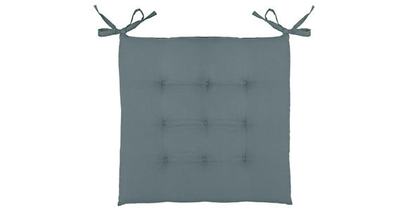 SITZKISSEN 40/40/4 cm    - Hellgrau, Basics, Textil (40/40/4cm) - Boxxx