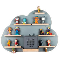 KINDERREGAL  - Grau, Modern, Holzwerkstoff (55/40/19cm) - MID.YOU