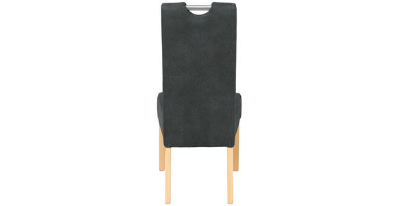 STUHL in Holz, Metall, Textil Grau, Buchefarben  - Buchefarben/Grau, Natur, Holz/Textil (47/103/60cm) - Cantus