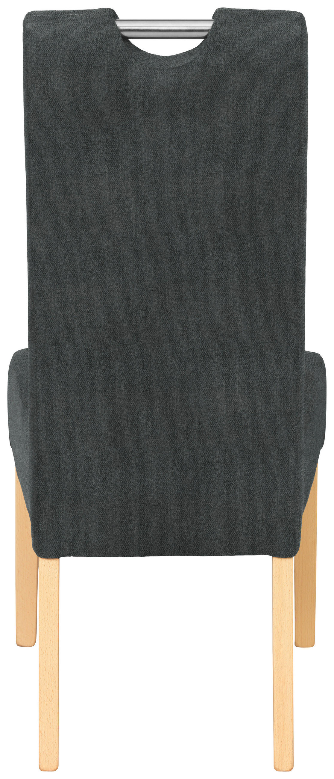 STUHL in Holz, Metall, Textil Grau, Buchefarben  - Buchefarben/Grau, Natur, Holz/Textil (47/103/60cm) - Cantus