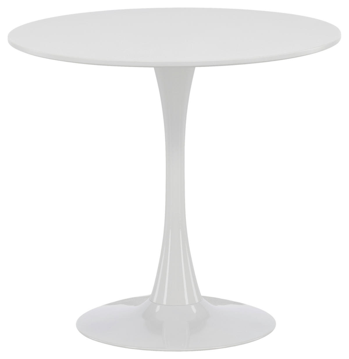 ESSTISCH in Metall, Holzwerkstoff 80/80/75 cm  - Hellgrau/Weiß, Design, Holzwerkstoff/Metall (80/80/75cm) - Livetastic