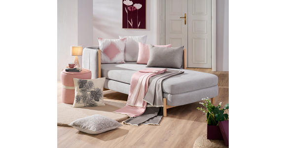 WENDEDECKE MAGDA 140/210 cm - Dunkelgrau/Grau, Natur, Textil (140/210cm) - Novel