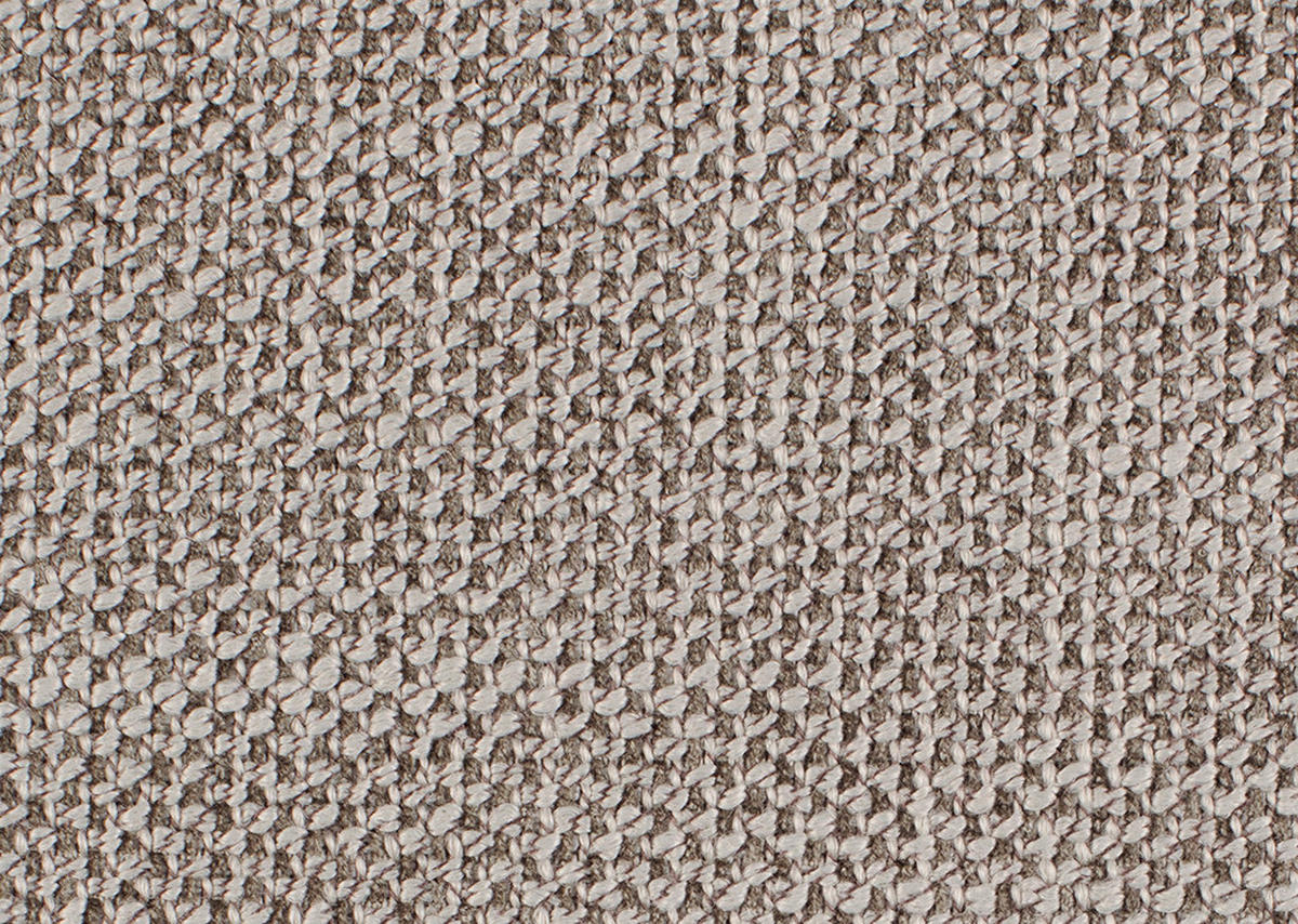 ECKSOFA in Flachgewebe Taupe  - Taupe/Schwarz, Design, Kunststoff/Textil (425/365cm) - Lomoco