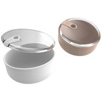 FRISCHHALTEDOSENSET Ela 2-teilig  - Transparent/Altrosa, KONVENTIONELL, Kunststoff (20,2/19,7/10,8cm) - Rotho