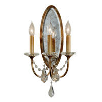 VÄGGLAMPA Valentina 27.3/12,3/48,4 cm   - bronsfärgad, Romantik / Lanthus, metall/glas (27.3/12,3/48,4cm) - Elstead Lighting