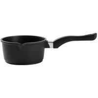 STIELKASSEROLLE Turin 1,1 l  - Edelstahlfarben/Schwarz, Konventionell, Kunststoff/Metall (16/8,5cm) - Homeware Profession.