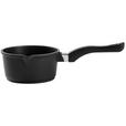STIELKASSEROLLE Turin 1,1 L  - Edelstahlfarben/Schwarz, KONVENTIONELL, Kunststoff/Metall (16/8,5cm) - Homeware Profession.