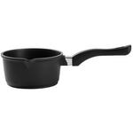 STIELKASSEROLLE Turin 1,1 L  - Edelstahlfarben/Schwarz, KONVENTIONELL, Kunststoff/Metall (16/8,5cm) - Homeware Profession.