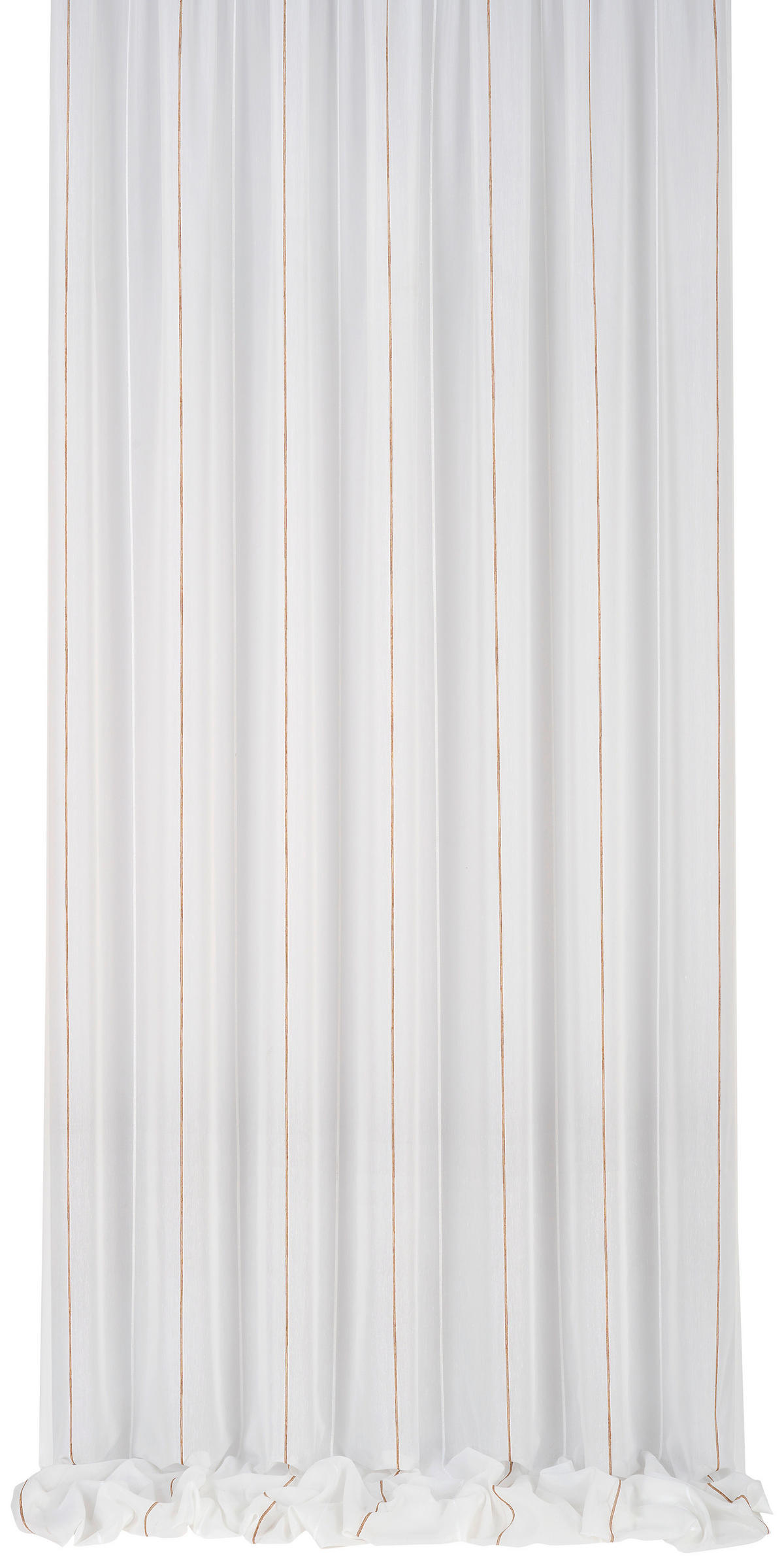 VORHANGSTOFF per lfm halbtransparent  - Kupferfarben, KONVENTIONELL, Textil (280cm) - Esposa