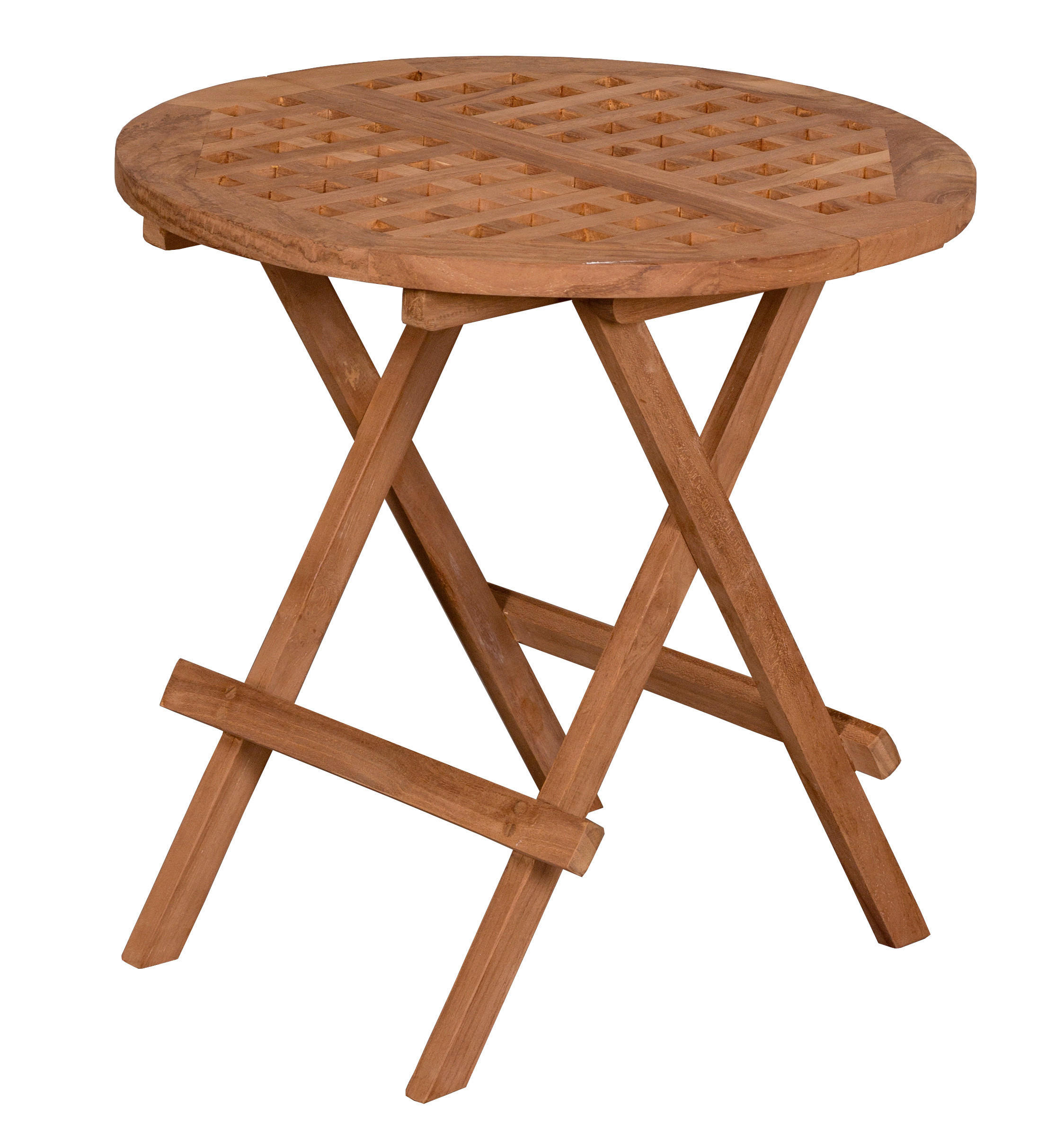 GARTENBEISTELLTISCH Holz  - Teakfarben, Basics, Holz (50/50cm) - Gardenson