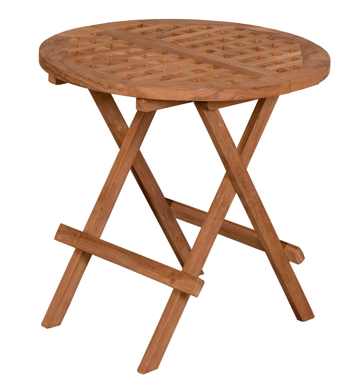 GARTENBEISTELLTISCH Holz  - Teakfarben, Basics, Holz (50/50cm) - Gardenson