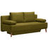 SCHLAFSOFA in Textil Olivgrün - Naturfarben/Olivgrün, Design, Holz/Textil (192/92/90cm) - Novel SCHLAFSOFA in Textil Olivgrün - Naturfarben/Olivgrün, Design, Holz/Textil (192/92/90cm) - Novel
