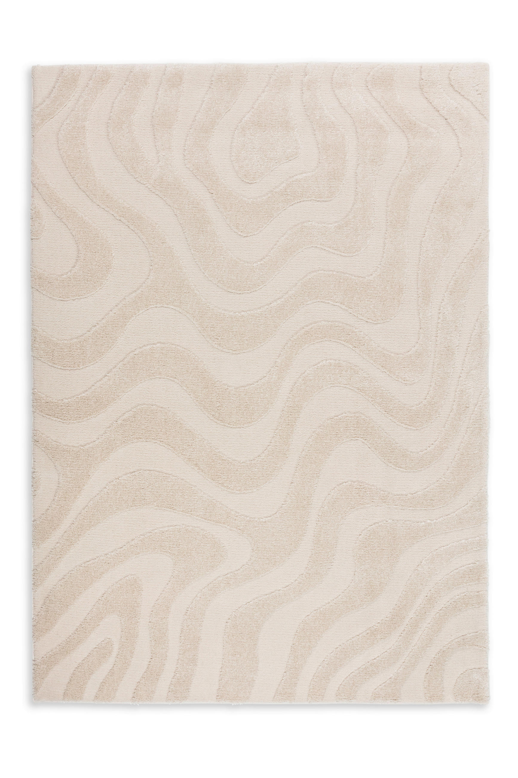 WEBTEPPICH 140/200 cm Blaze Weiß  - Weiß, Design, Textil (140/200cm) - Schöner Wohnen