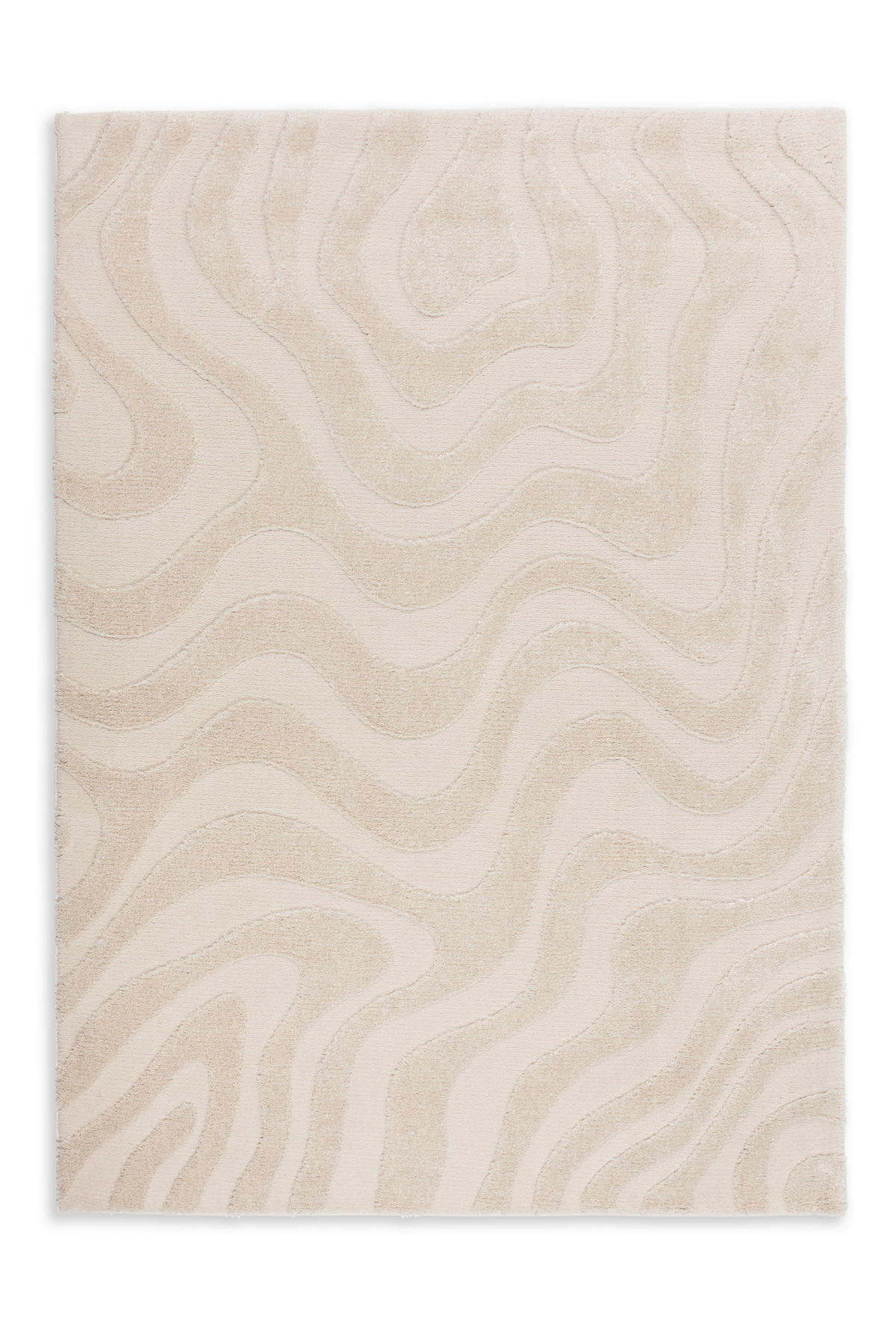 WEBTEPPICH 140/200 cm Blaze Weiß  - Weiß, Design, Textil (140/200cm) - Schöner Wohnen