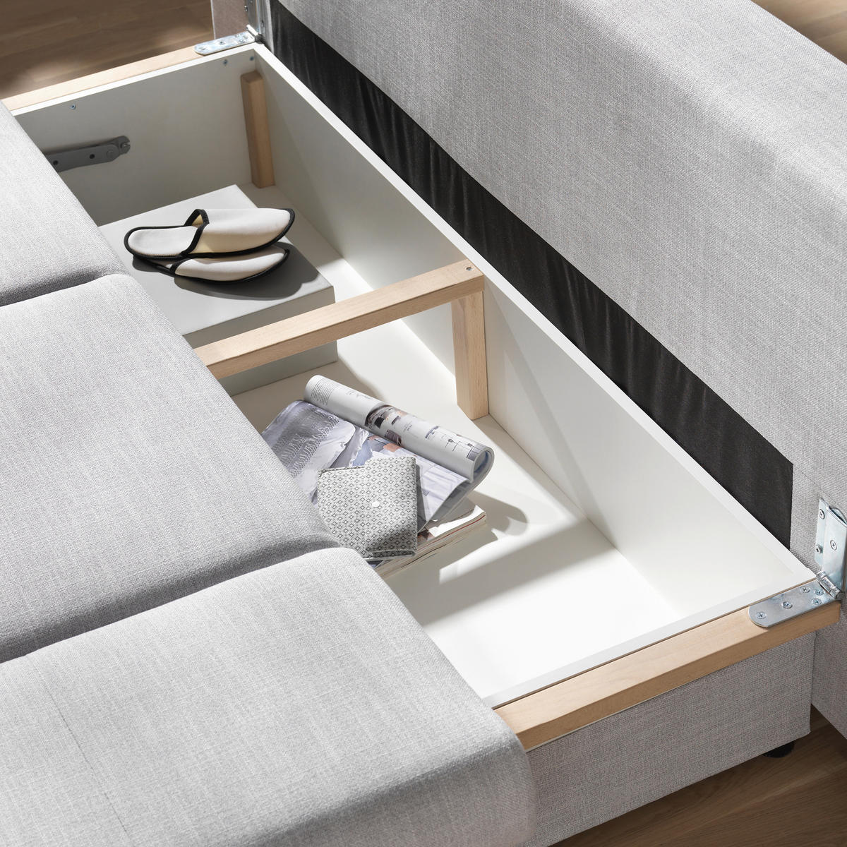 SCHLAFSOFA in Dunkelrot  - Schwarz/Dunkelrot, Design, Textil/Metall (200/85/90cm) - Xora