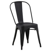 STUHL-SET  in Stahl Metall  - Schwarz, Design, Metall (45/85/53cm) - Livetastic