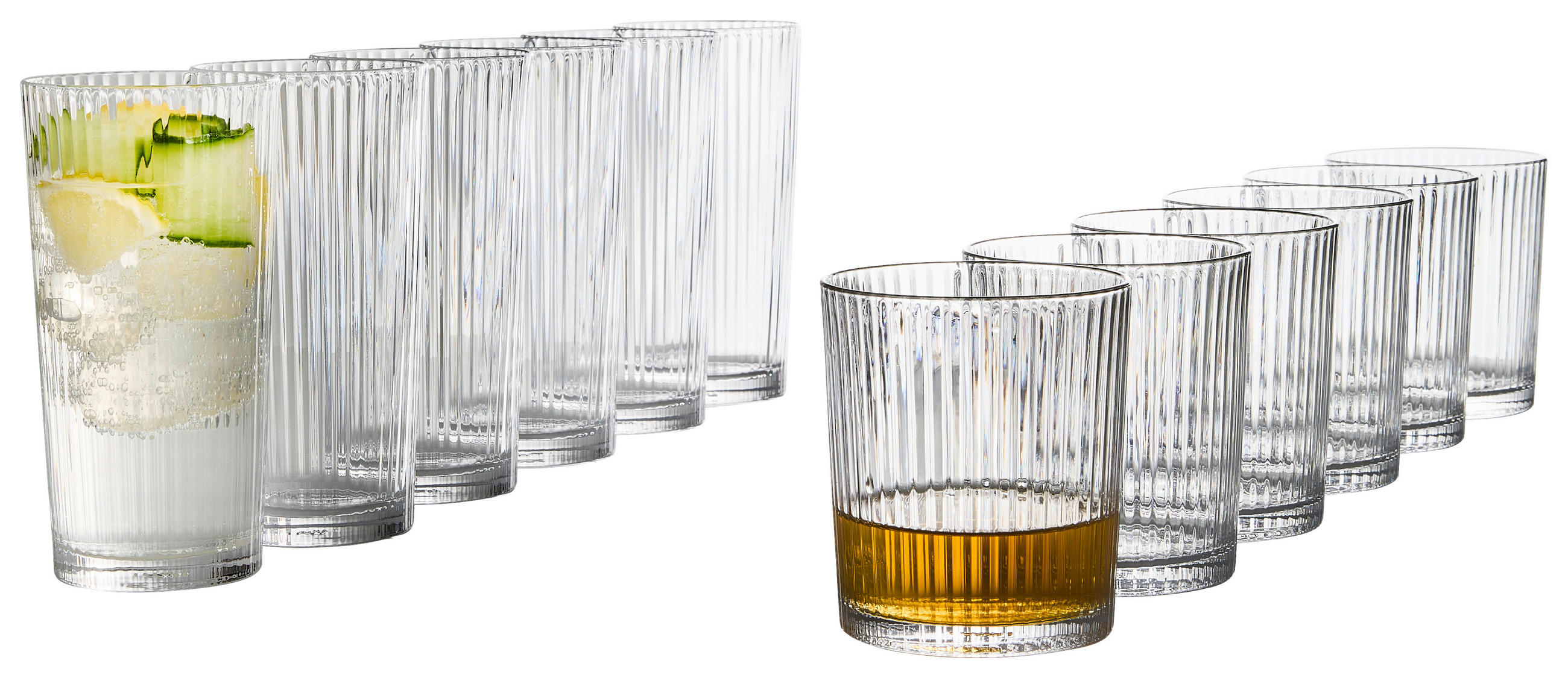 GLÄSERSET Aperitivo  12-teilig  - Klar, Basics, Glas (28,1/24,5/28,1cm) - Nachtmann