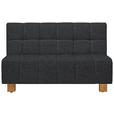 SCHLAFSOFA Juice in Flachgewebe Dunkelgrau  - Dunkelgrau/Naturfarben, Design, Holz/Textil (145/92/102cm) - Novel