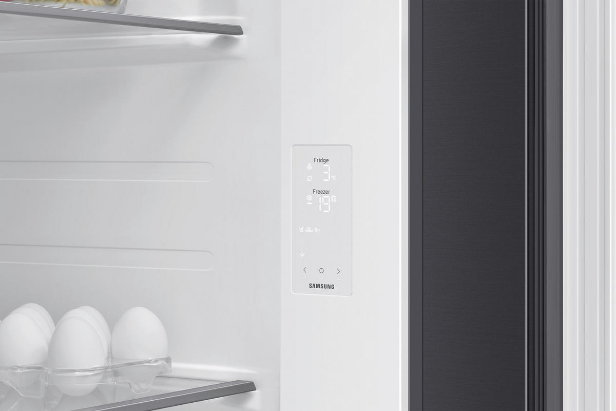 SIDE-BY-SIDE 91,2/178/72,6 cm RS70F65KEFEF  - Schwarz, Basics, Glas/Kunststoff (91,2/178/72,6cm) - Samsung