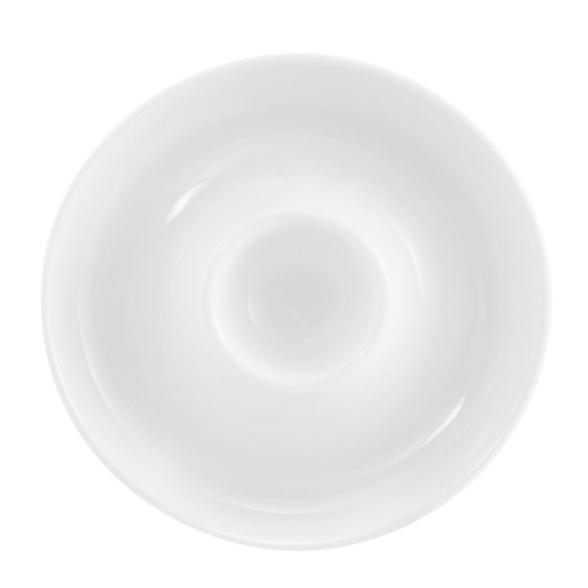 SUPORT PENTRU OU ceramică  - alb, Basics, ceramică (12,3/2cm) - Novel