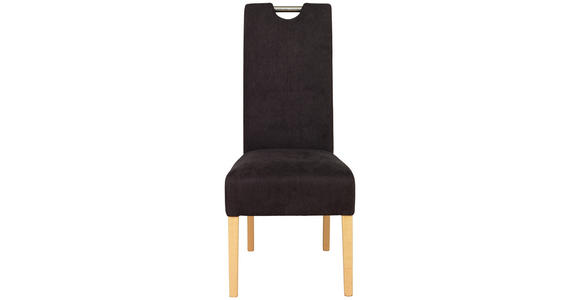 STUHL in Holz, Metall, Textil Buchefarben, Dunkelbraun - Dunkelbraun/Buchefarben, Natur, Holz/Textil (47/103/60cm) - Cantus
