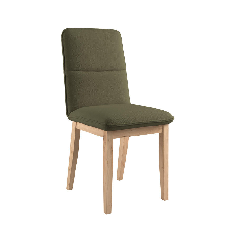 Vierfußstuhl Beluna II Webstoff Grün, B: 47cm