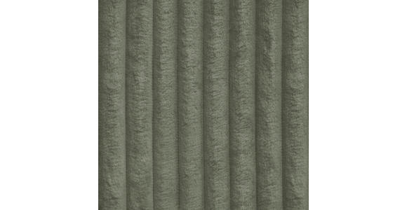 BIGSOFA in Cord Olivgrün - Schwarz/Olivgrün, MODERN, Kunststoff/Textil (230/85/190cm) - Carryhome