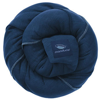TRAGETUCH Sling  - Blau, Basics, Textil (12/22/17cm) - Wickelkinder Manduca