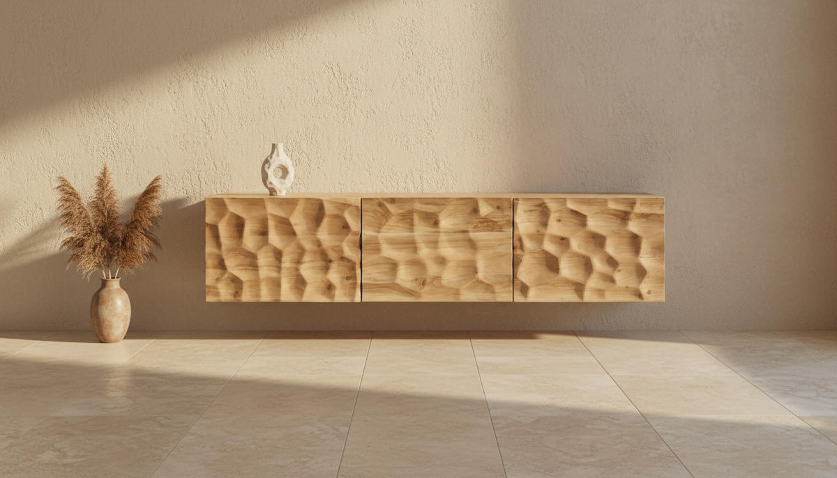 LOWBOARD  160/35/40 cm  hängend  - Akaziefarben, LIFESTYLE, Holz (160/35/40cm) - Landscape