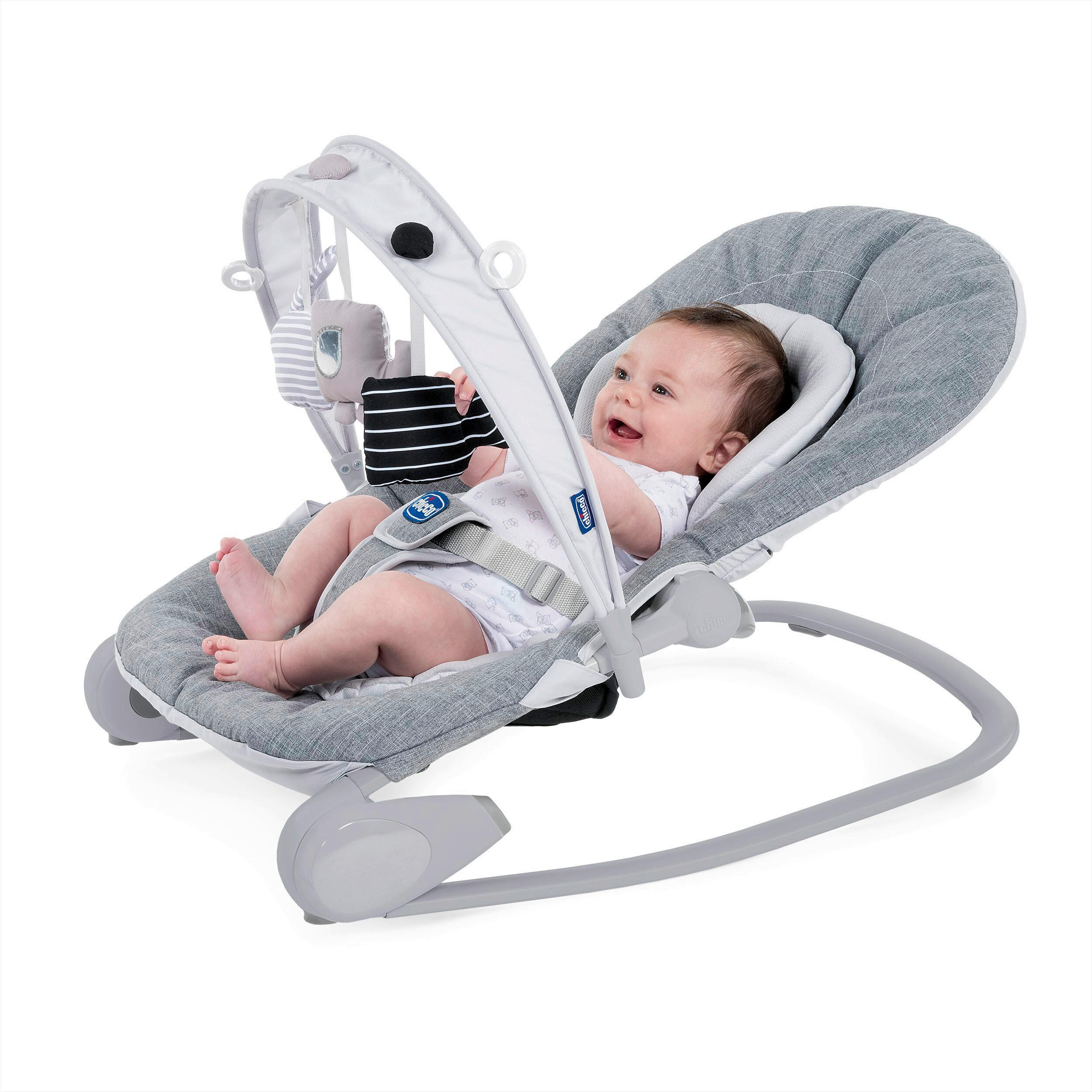 SCHAUKELWIPPE HOOPLÀ  - Grau, Basics, Textil (47/78/46/62cm) - Chicco