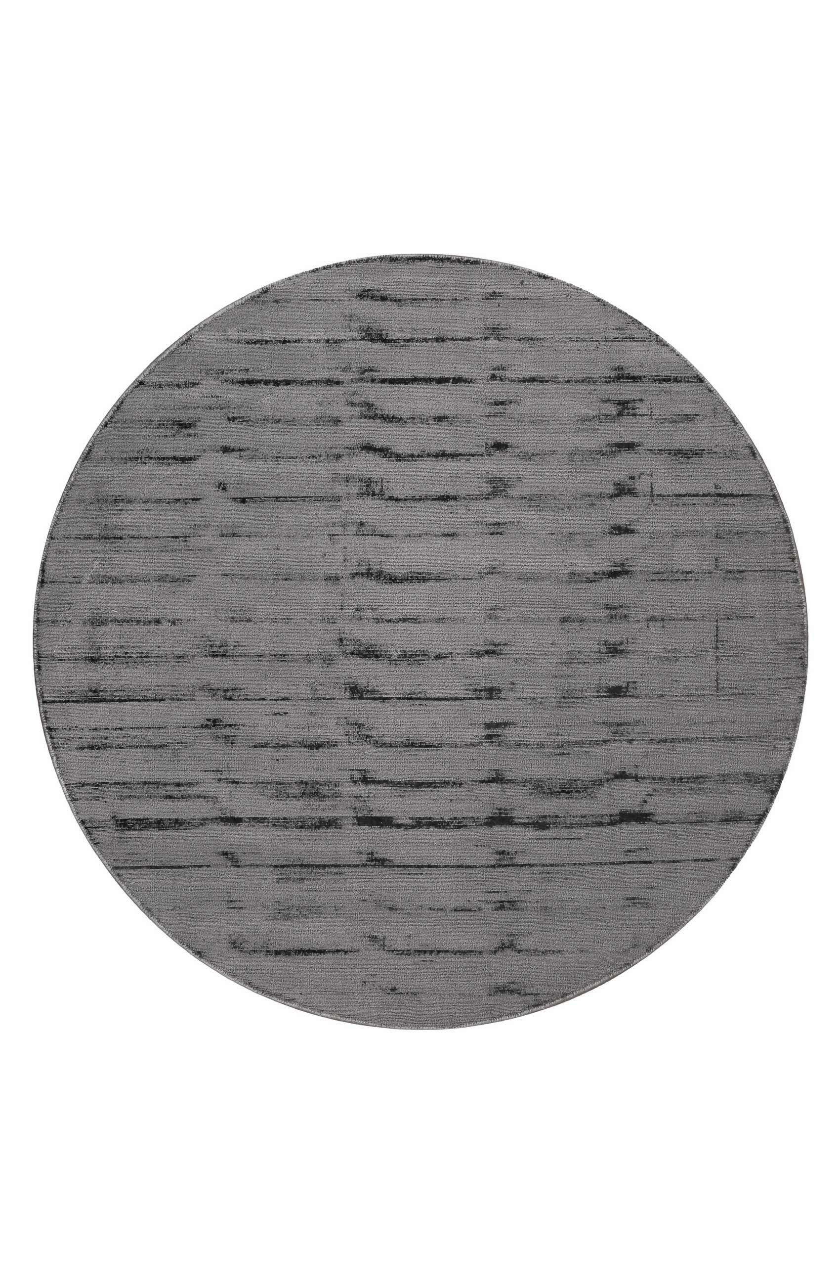 HANDWEBTEPPICH 200 cm Gil Grau rund  - Grau, KONVENTIONELL, Textil (200cm) - Esprit