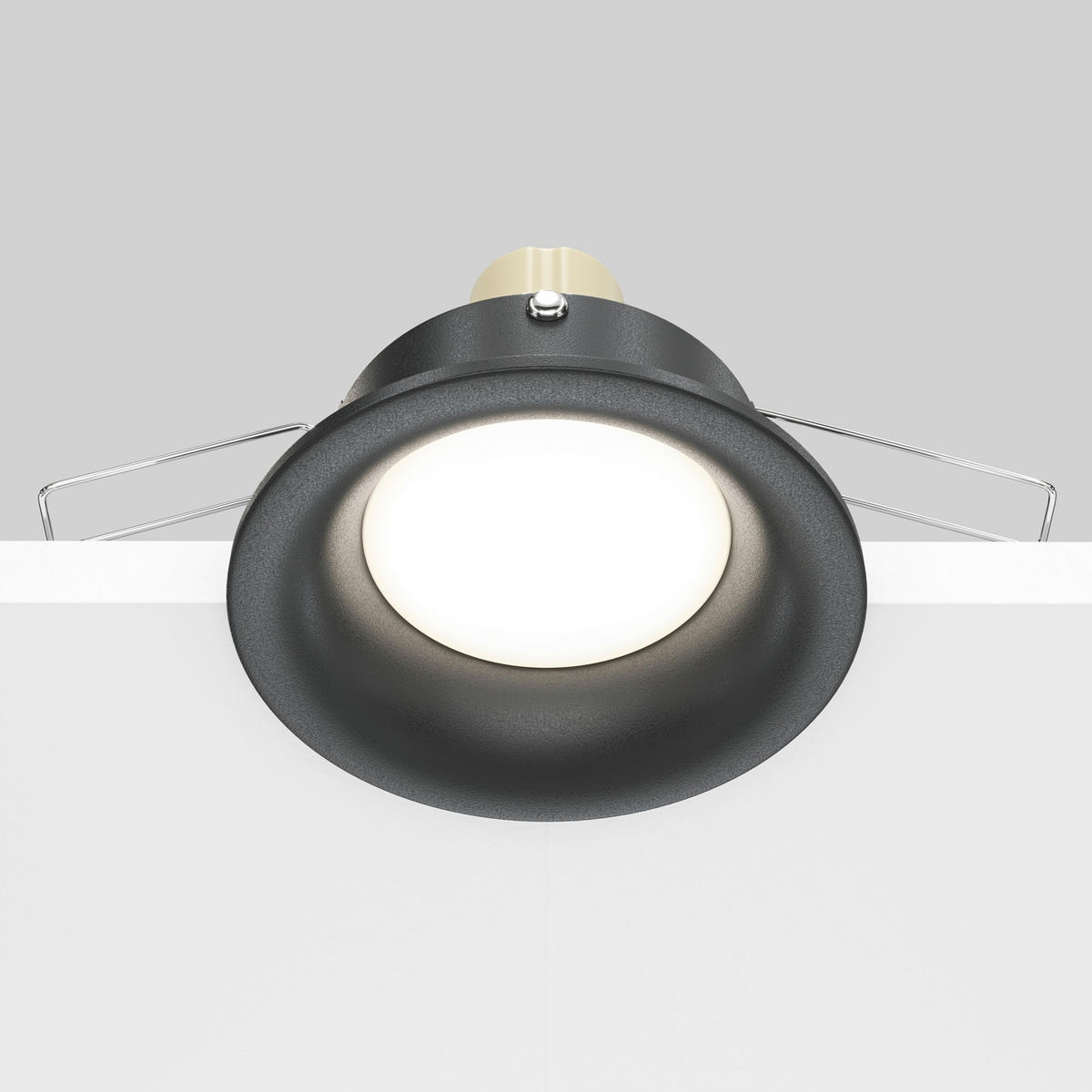 DECKENLEUCHTE Downlight 8,5/3 cm  - Schwarz, Design, Metall (8,5/3cm) - MAYTONI