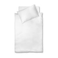 POVLEČENÍ, damašek, bílá, 200/200 cm - bílá, Basics, textil (200/200cm)