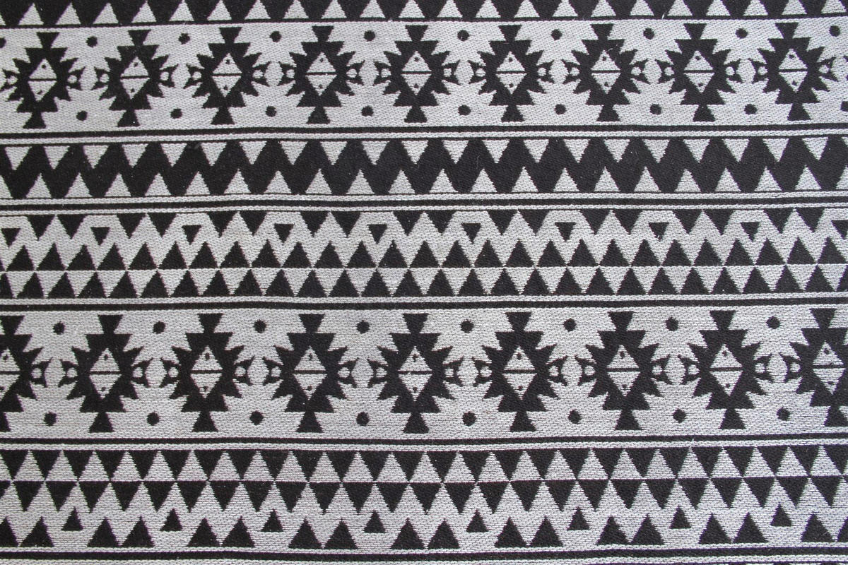 RAVNO TKANA PREPROGA      160/230 cm    taftano  črna  - črna, Basics, tekstil (160/230cm) - Kayoom