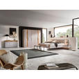 BETTANLAGE - Wildeiche/Hellgrau, Design, Holz/Textil (180/200cm) - Dieter Knoll