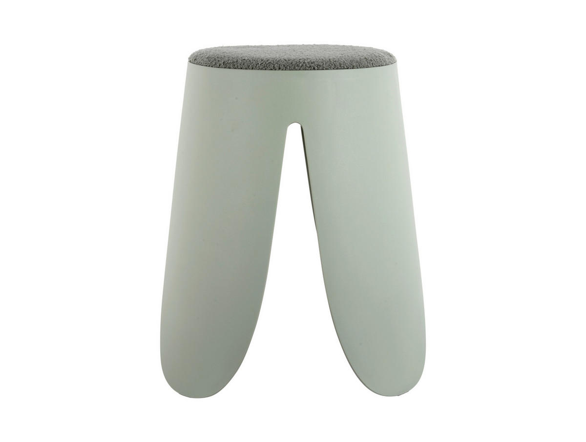 TABURET, plast, 44/46/44 cm - zelená, Konvenční, plast (44/46/44cm) - Present Time