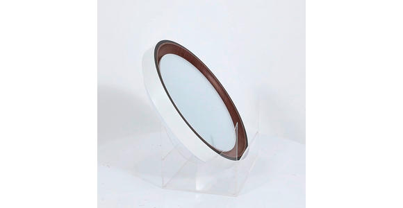 DECKENLEUCHTE 40/7 cm  - Walnussfarben/Schwarz, Trend, Kunststoff/Metall (40/7cm) - Novel