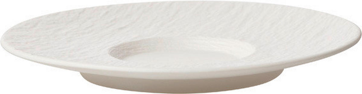UNTERTASSE MANUFACTURE rock blanc  17 cm   - Weiß, Design, Keramik (17cm) - Villeroy & Boch