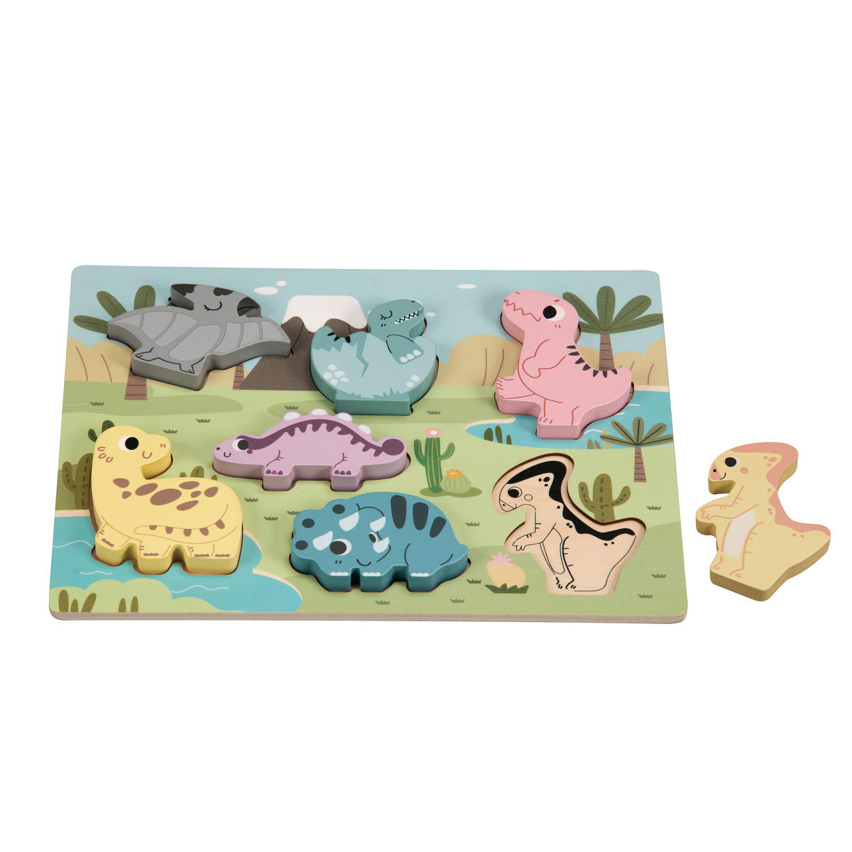 SESTAVLJANKA - večbarvno, Basics, leseni material (22,5/30cm) - My Baby Lou