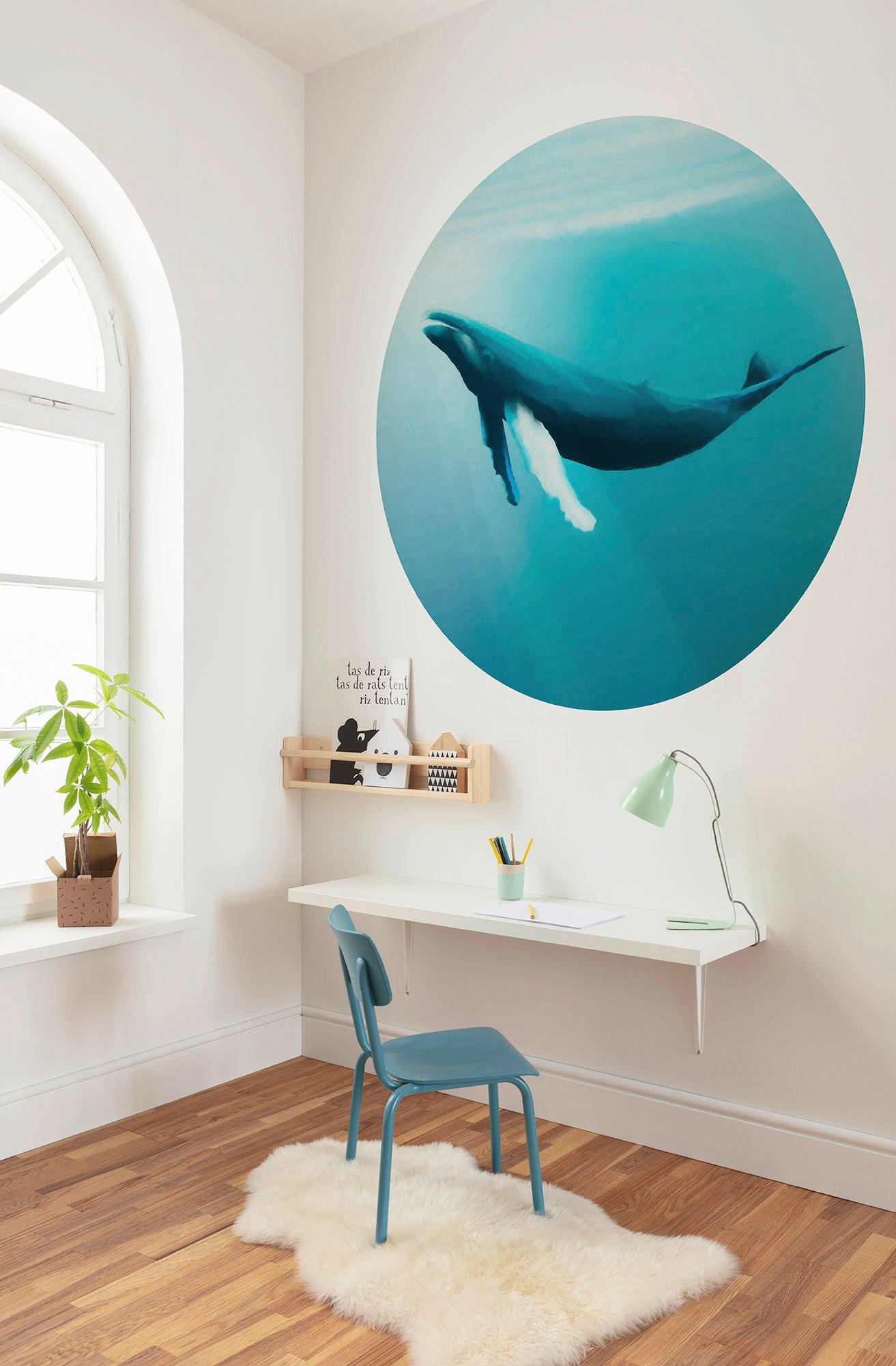 FOTOTAPETE - Blau, Trend (125/125cm) - Xora