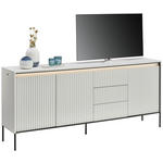 SIDEBOARD  in 192/82/40 cm  - Schwarz/Weiß, Design, Holzwerkstoff (192/82/40cm) - Hom`in