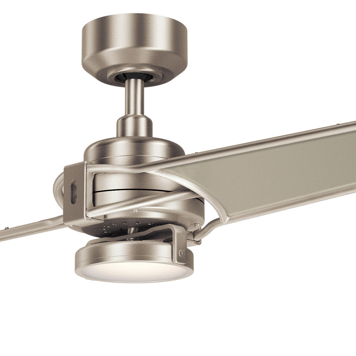 VENTILATOR STROPNI  boje nikla   boje šampanjca  Elstead Xety  - boje nikla/boje šampanjca, Design, metal/plastika (142/35cm)