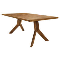 ESSTISCH in Holz 140/100/75 cm  - Nussbaumfarben, Design, Holz (140/100/75cm) - TEAM 7